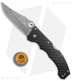 Cold Steel Night Force Lockback Knife Carbon Fiber/G-10 (4" Damascus) 63NF 9 Cold Steel Night Force Lockback Knife Carbon Fiber/G-10 (4" Damascus) 63NF -Cold Steel Store Cold Steel Night Force CF G 10 Damascus 63NF BHQ 52079 jr bottlecap