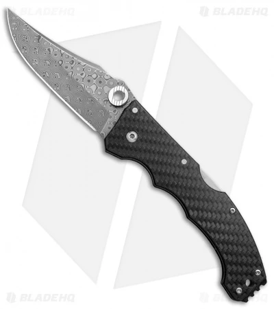Cold Steel Night Force Lockback Knife Carbon Fiber/G-10 (4" Damascus) 63NF 3 Cold Steel Night Force Lockback Knife Carbon Fiber/G-10 (4" Damascus) 63NF