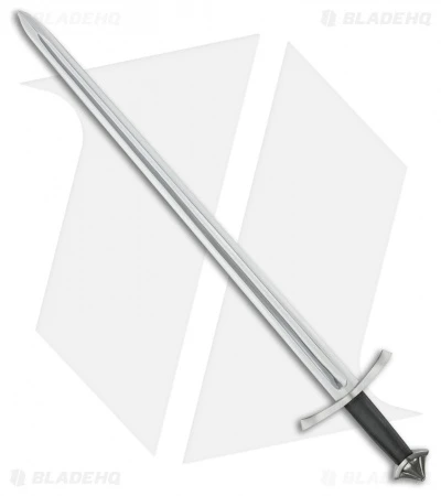 Cold Steel Norman Sword W/ Black Leather Scabbard (30" Satin) 88NOR 3 Cold Steel Norman Sword W/ Black Leather Scabbard (30" Satin) 88NOR