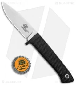 Cold Steel Pendleton Mini Hunter Fixed Blade Knife Black Kray-Ex (2.9" Satin) -Cold Steel Store Cold Steel Pendleton Mini Hunter Black Satin BHQ 126305 jr bottlecap 2