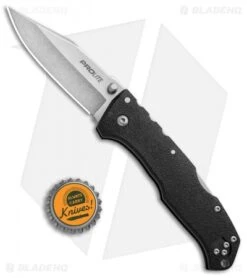 Cold Steel Pro Lite Clip Point Tri-Ad Lock Knife Black GFN (3.5" SW) CS-20NSC -Cold Steel Store Cold Steel Pro Lite Clip Point Black 20NSC BHQ 51988 jr bottlecap