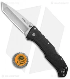 Cold Steel Pro Lite Tanto Tri-Ad Lock Knife Black GFN (3.5" Stonewash) CS-20NST 10 Cold Steel Pro Lite Tanto Tri-Ad Lock Knife Black GFN (3.5" Stonewash) CS-20NST -Cold Steel Store Cold Steel Pro Lite Tanto Black 20NST BHQ 51968 jr bottlecap