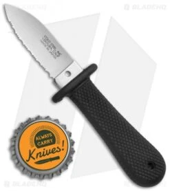 Cold Steel Ready Edge Fixed Blade Neck Knife (2" Satin Full Serr) 42NS -Cold Steel Store Cold Steel Ready Edge Neck Knife Satin Full Serr 42NS BHQ 71279 jr bottlecap