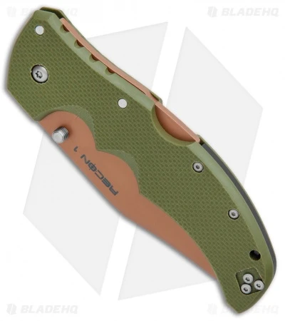 Cold Steel Recon 1 Clip Point Lockback Knife Desert Warrior G-10 (4" Copper) 4 Cold Steel Recon 1 Clip Point Lockback Knife Desert Warrior G-10 (4" Copper) - Image 2