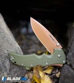Cold Steel Recon 1 Spear Point Lockback Knife Desert Warrior G-10 (4" Copper) -Cold Steel Store Cold Steel Recon 1 Spear Point Lockback Knife Desert Warrior G 10 Copper BHQ 100069 kp cave web
