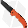 Cold Steel Recon 1 Tanto Lockback Knife Orange G-10 (4" Black) -Cold Steel Store Cold Steel Recon 1 Tanto Point Plain Edge Orange Black BHQ 176947 jr