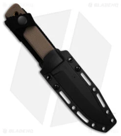 Cold Steel SRK-C Compact Fixed Blade Knife Dark Earth Kray-Ex (5" Black SK-5) 8 Cold Steel SRK-C Compact Fixed Blade Knife Dark Earth Kray-Ex (5" Black SK-5) -Cold Steel Store Cold Steel SRK Compact FBK Dark Earth Kray Ex 5in Black SK 5 BHQ 158051 td side