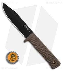 Cold Steel SRK-C Compact Fixed Blade Knife Dark Earth Kray-Ex (5" Black SK-5) 9 Cold Steel SRK-C Compact Fixed Blade Knife Dark Earth Kray-Ex (5" Black SK-5) -Cold Steel Store Cold Steel SRK Compact FBK Dark Earth Kray Ex 5in Black SK 5 BHQ 158051 td size