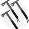 Cold Steel Throwing Axes Gray Stainless Steel W/ Black Paracord (3 Pack) 2 Cold Steel Throwing Axes Gray Stainless Steel W/ Black Paracord (3 Pack) -Cold Steel Store Cold Steel Throwing Axes 3 Pack BHQ 176989 jr