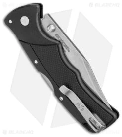 Cold Steel Verdict Clip Point Tri-Ad Lock Knife Black GFN (3" Stonewash) -Cold Steel Store Cold Steel Verdict Tri Ad CP Black GFN SW BHQ 139973 jr side