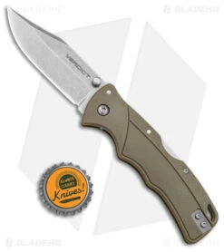 Cold Steel Verdict Clip Point Tri-Ad Lock Knife FDE GFN (3" Stonewash) -Cold Steel Store Cold Steel Verdict Tri Ad CP FDE GFN SW BHQ 139974 jr bottlecap