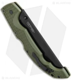 Cold Steel Voyager L.E. Rawles Tanto Tri-Ad Lock Knife Green (5.5" SW) 29UXTGH -Cold Steel Store Cold Steel Voyager L.E. Rawies Tanto Tri Ad LB SW 29UXTGH BHQ 44020 jr side