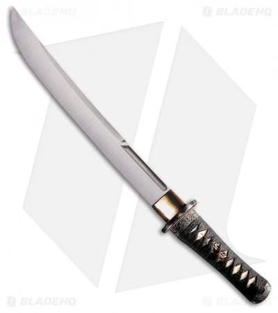 Cold Steel Warrior Series O Tanto Sword W/ Rayskin Iron Handle (12" Satin) 88BT 3 Cold Steel Warrior Series O Tanto Sword W/ Rayskin Iron Handle (12" Satin) 88BT