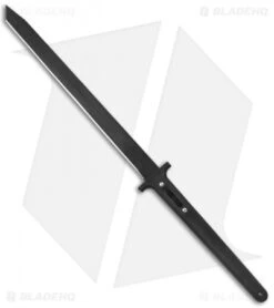 Cold Steel Two-Handed Katana Machete Fixed Blade Knife (24" Black) 97THKL