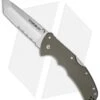 Cold Steel Code-4 Tanto Point Knife Folder (3.5" Satin Serr) 58TPTH -Cold Steel Store cold steel code 4 tanto half serr 58tpth satin folder