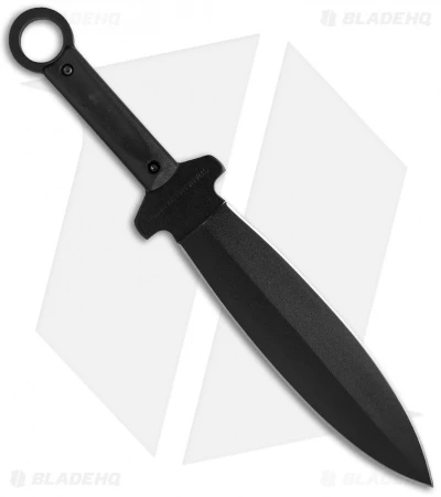 Cold Steel Shanghai Warrior Dagger Fixed Blade Knife (9.75" Black) 3 Cold Steel Shanghai Warrior Dagger Fixed Blade Knife (9.75" Black)
