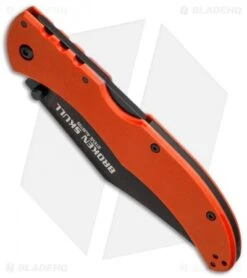 Cold Steel Broken Skull I Lock Back Knife Orange G-10 (4" Black CTS-XHP) 54SBOR -Cold Steel Store cold steel steve austin broken skulls i 54sbor bottom cm