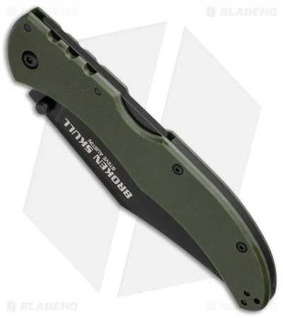 Cold Steel Broken Skull III Knife OD Green G-10 (4" Black CPM-S35VN) 54S3A 4 Cold Steel Broken Skull III Knife OD Green G-10 (4" Black CPM-S35VN) 54S3A - Image 2