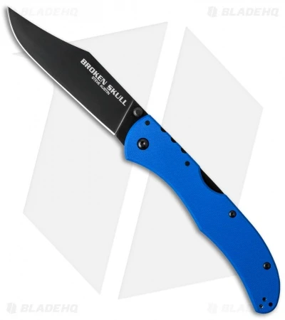 Cold Steel Broken Skull IV Knife Blue G-10 (4" Black CTS-XHP) 54SBLU 3 Cold Steel Broken Skull IV Knife Blue G-10 (4" Black CTS-XHP) 54SBLU