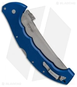 Cold Steel 5.5" Talwar Lockback Knife Blue G-10 (Satin CTS-XHP) 21TXVLU -Cold Steel Store cold steel talwar blue cts xhp 21txvlu BHQ 37507 er spine