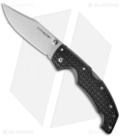 Cold Steel Voyager Large Clip Point Tri-Ad Lock Knife (4" Stonewash) 29AC